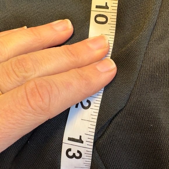 NWT MEL Women's mock-neck Black high leg wide leg Sweatsuit Set women's Large - Picture 9 of 15